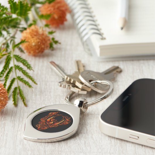 Brandvogel Sleutelhanger (Zijkant)