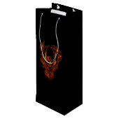 Brandvogel Wijn Cadeautas (Achterkant Gekanteld)