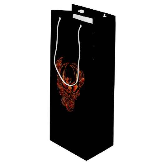 Brandvogel Wijn Cadeautas (Voorkant Gekanteld)