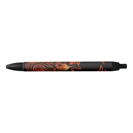 Brandvogel Zwarte Inkt Pen (Voorkant)