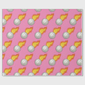  brandvolleybal cadeaupapier (Vlak)