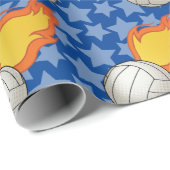  brandvolleybal cadeaupapier (Rol Hoek)