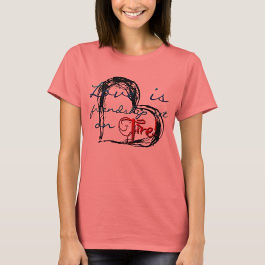 Brandvriendschap T-shirt (Voorkant)