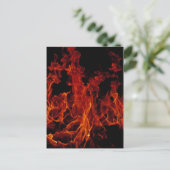 Brandvuur Briefkaart (Staand voorkant)