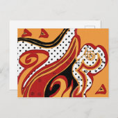 Brandvuur Briefkaart (Voorkant / Achterkant)