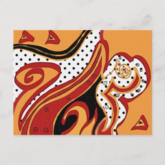 Brandvuur Briefkaart (Voorkant)