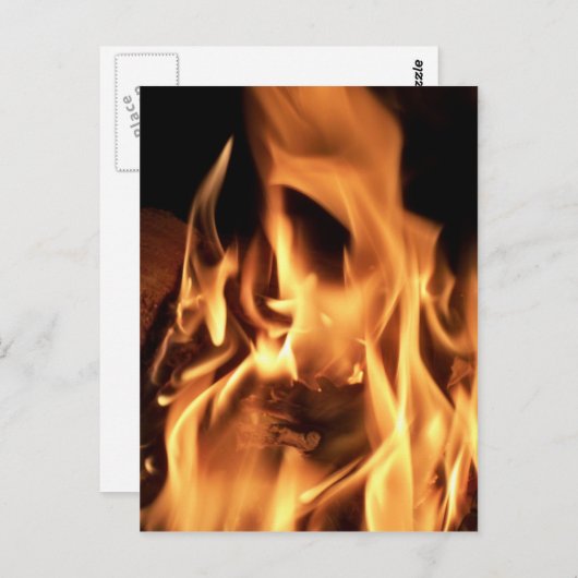 Brandvuur Briefkaart (Voorkant / Achterkant)