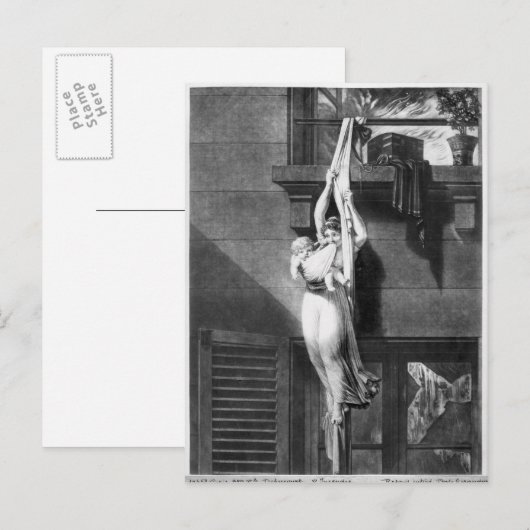 Brandvuur Briefkaart (Voorkant / Achterkant)