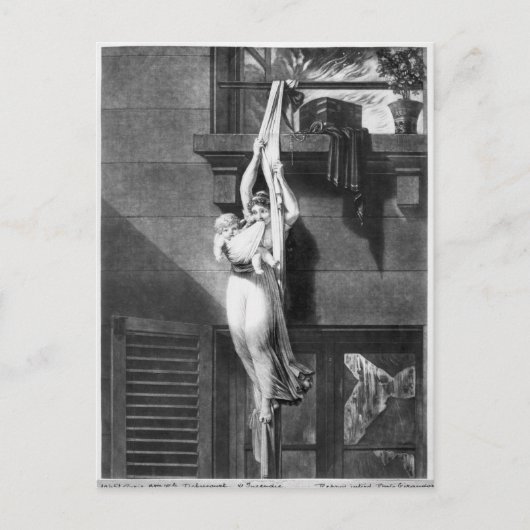 Brandvuur Briefkaart (Voorkant)