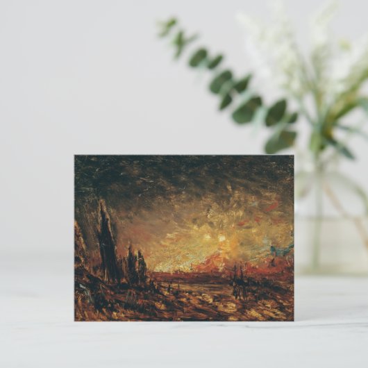 Brandvuur Briefkaart (Staand voorkant)