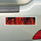 Brandvuur Bumpersticker (Op auto)