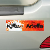 Brandvuur Bumpersticker (Op auto)