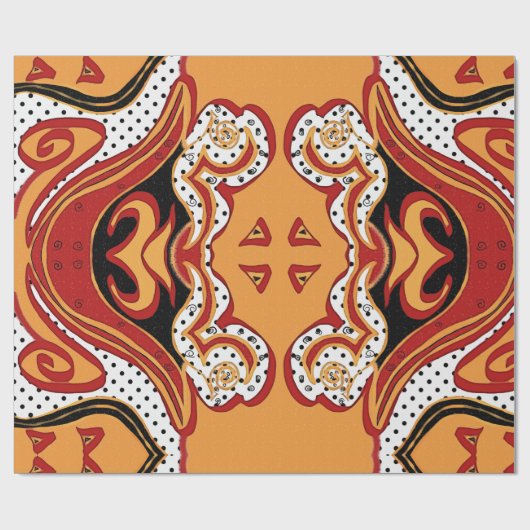 Brandvuur Cadeaupapier (Vlak)