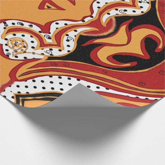 Brandvuur Cadeaupapier (Hoek)