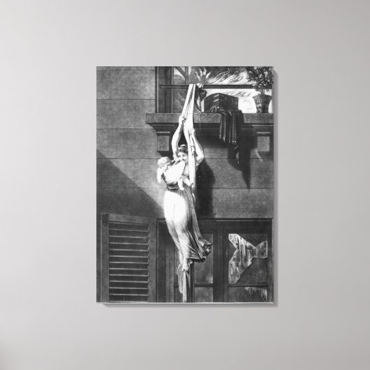 Brandvuur Canvas Afdruk (Voorkant)