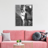 Brandvuur Canvas Afdruk (Insitu (Woonkamer))