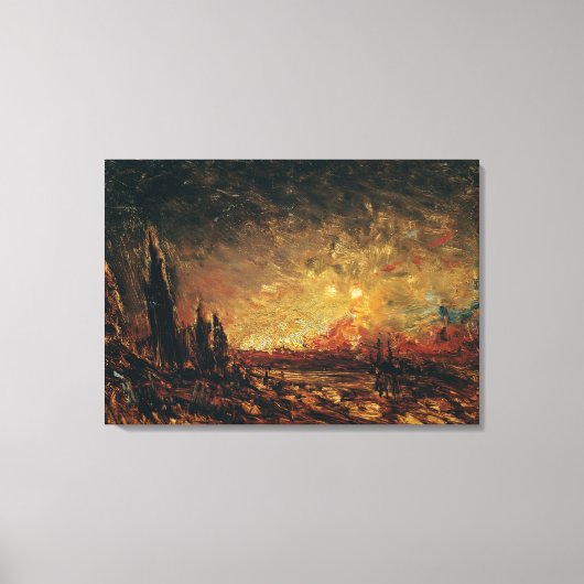 Brandvuur Canvas Afdruk (Voorkant)