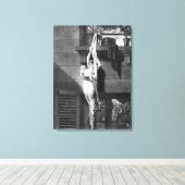 Brandvuur Canvas Afdruk (Insitu (Houten vloer))