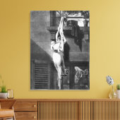 Brandvuur Canvas Afdruk (Insitu (Woonkamer))