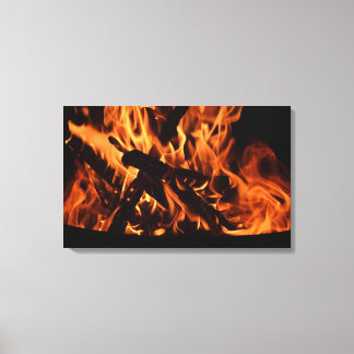 Brandvuur Canvas Afdruk