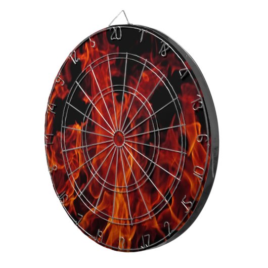 Brandvuur Dartbord (Voorkant Rechts)