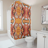 Brandvuur Douchegordijn (In situ)