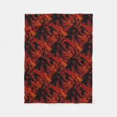 Brandvuur Fleece Deken (Voorkant)