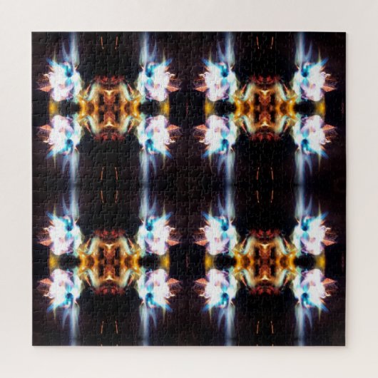 Brandvuur | Gesmolten Legpuzzel (Verticaal)