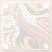 Brandvuur Glazen Onderzetter (Achterkant)