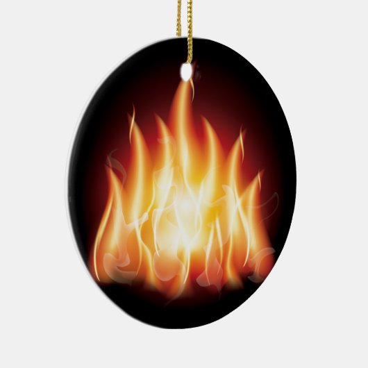 Brandvuur Keramisch Ornament (Rechts)