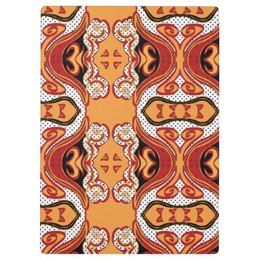 Brandvuur Klembord (Achterkant)