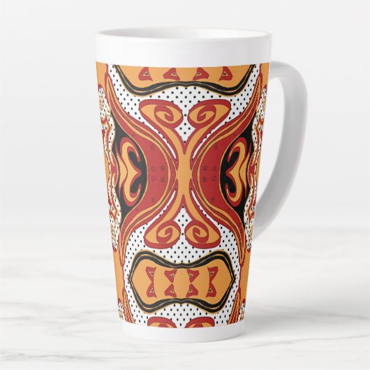 Brandvuur Latte Mok (Rechterhoek)