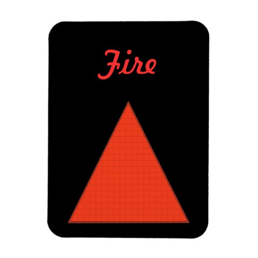 Brandvuur Magneet (Verticaal)