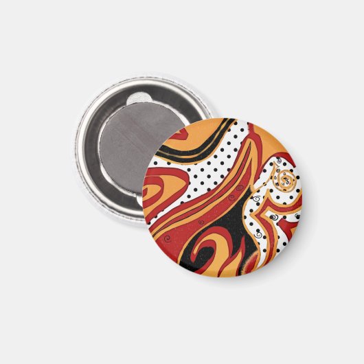 Brandvuur Magneet (Voorkant / Achterkant)