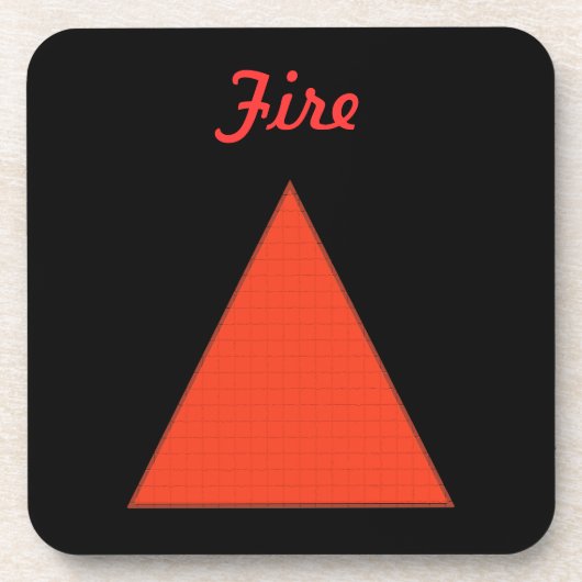 Brandvuur Onderzetter (Voorkant)