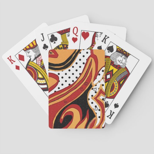 Brandvuur Pokerkaarten (Achterkant)