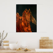 Brandvuur Poster (Keuken)