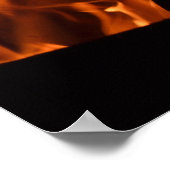 Brandvuur Poster (Hoek)