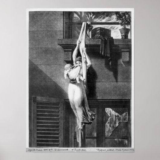 Brandvuur Poster (Voorkant)