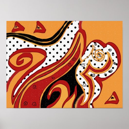 Brandvuur Poster (Voorkant)