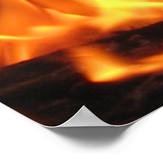 Brandvuur Poster (Hoek)