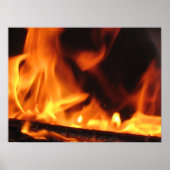 Brandvuur Poster (Voorkant)