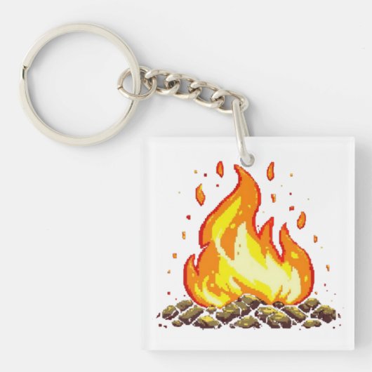 Brandvuur Sleutelhanger (voorkant)