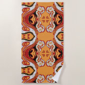 Brandvuur Strandlaken (Voorkant)