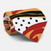 Brandvuur Stropdas (Opgerold)