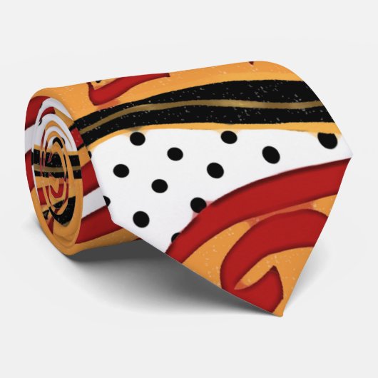 Brandvuur Stropdas (Opgerold)