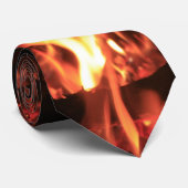 Brandvuur Stropdas (Opgerold)