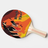 Brandvuur Tafeltennisbatje (Zijkant)