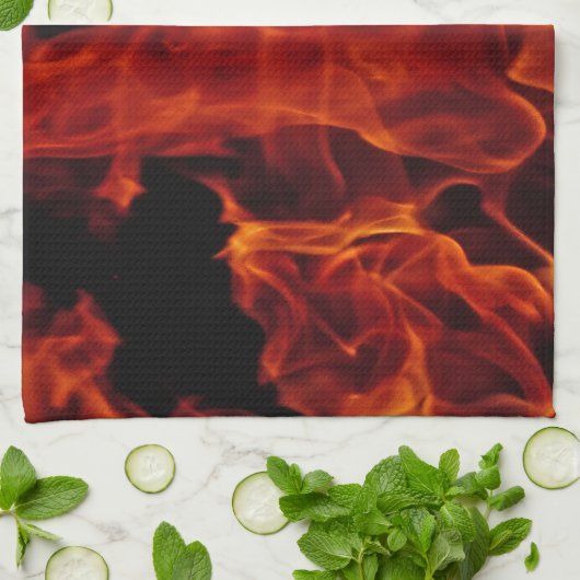 Brandvuur Theedoek (Gevouwen)