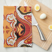 Brandvuur Theedoek (Quarter Fold)